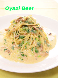 塩辛の和風クリームパスタ-レシピのメイン写真
