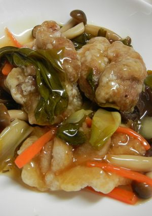 鶏肉と野菜の甘酢あんかけ!-レシピのメイン写真
