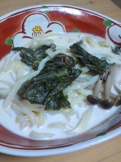 レンジで簡単♪味噌ミルクうどん!-レシピのメイン写真