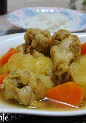 手羽元のしょうがカレー　-レシピのメイン写真