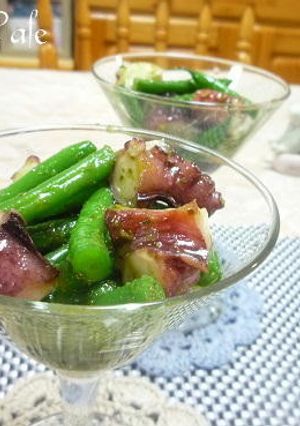 たこといんげんのバジルソース合え-レシピのメイン写真