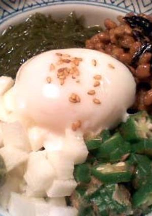 ネバネバ丼-レシピのメイン写真