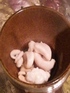 烏賊のさばき方④白子の酒煮-レシピのメイン写真