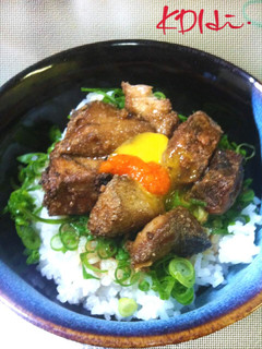鰤照り味の竜田揚げ丼！-レシピのメイン写真