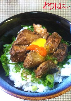 鰤照り味の竜田揚げ丼！-レシピのメイン写真