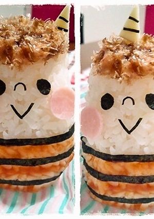 節分★鬼さん俵おにぎり＊キャラ弁-レシピのメイン写真