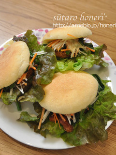 超和風バーガー2 味噌唐揚げバージョン-レシピのメイン写真