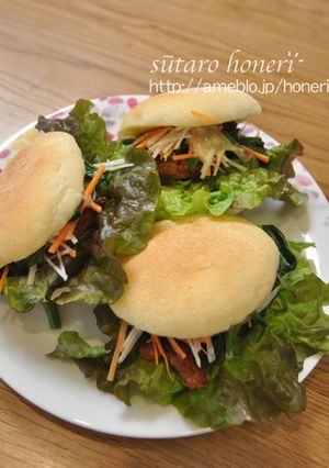 超和風バーガー2 味噌唐揚げバージョン-レシピのメイン写真