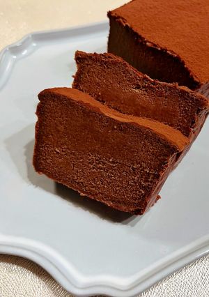 ラベンダー香る豆腐チョコレートテリーヌ-レシピのメイン写真