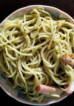 バジリコ風パスタ＆バジリコ風うどん-レシピのメイン写真