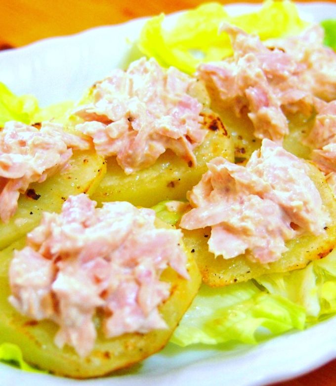 じゃがスライスのツナマヨのっけ♪ by Mrなべやん 【クックパッド