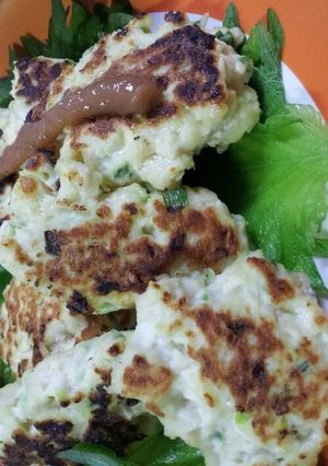 豆腐でヘルシー鶏つくねハンバーグ-レシピのメイン写真