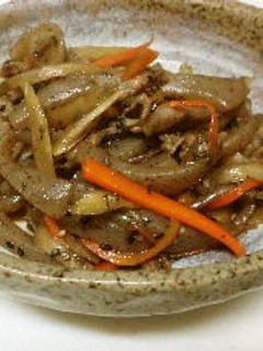 豚肉入りキンピラごぼう-レシピのメイン写真