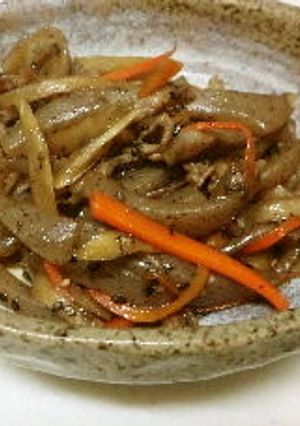 豚肉入りキンピラごぼう-レシピのメイン写真