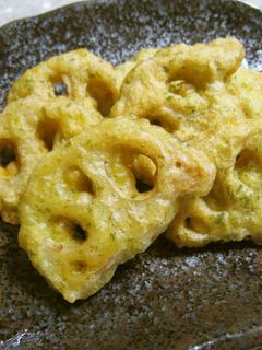ほんのりカレー風味✿れんこん揚げ-レシピのメイン写真
