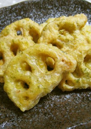 ほんのりカレー風味✿れんこん揚げ-レシピのメイン写真