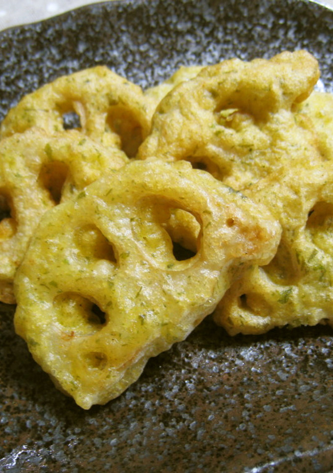 ほんのりカレー風味✿れんこん揚げ-レシピのメイン写真
