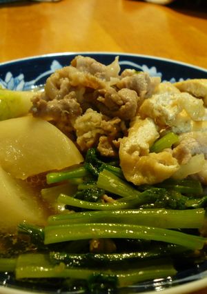 カブと豚肉の炒め煮-レシピのメイン写真