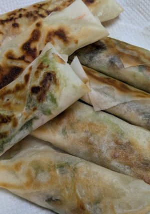 2種の焼き春巻き①海老キャベツタルタル-レシピのメイン写真