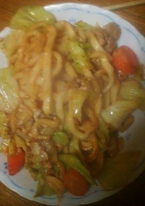 卵入り焼きうどん-レシピのメイン写真