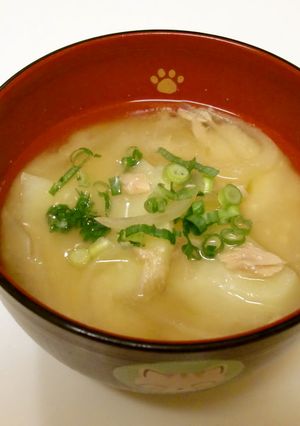じゃがいもとツナの味噌汁-レシピのメイン写真