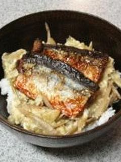 秋刀魚の蒲焼丼-レシピのメイン写真