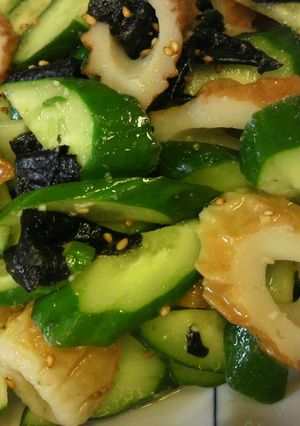 きゅうりと竹輪のわさび合え-レシピのメイン写真