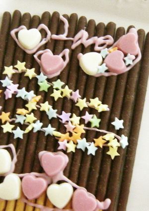 ちょっぴり素敵に♡夜空デコポッキー♪-レシピのメイン写真
