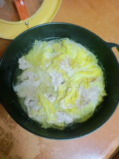 白菜と豚肉の蒸し鍋-レシピのメイン写真
