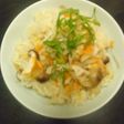 鶏とごぼうの炊き込みご飯!