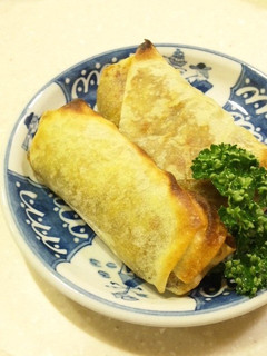 トースターで揚げない♪残りカレーの春巻き-レシピのメイン写真