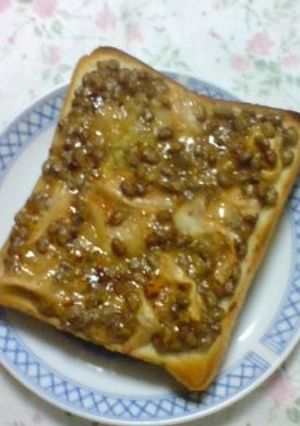 キムチーズ納豆トースト*-レシピのメイン写真