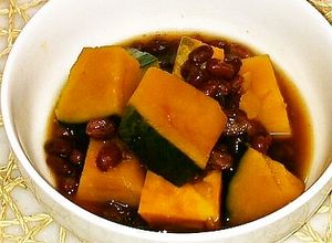ゆであずき缶で簡単に♪かぼちゃのいとこ煮-レシピのメイン写真