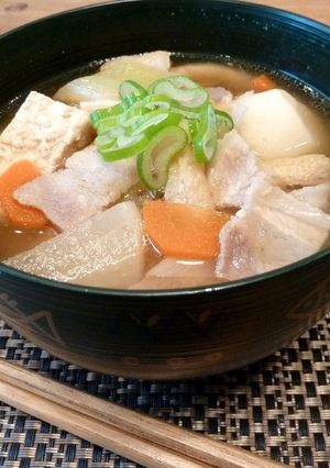 簡単✿娘に伝えたい✿うちの具だくさん豚汁-レシピのメイン写真