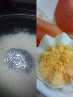 【節約】炊飯器で離乳食用固ゆで卵-レシピのメイン写真