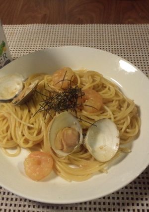 海老とハマグリのパスタ-レシピのメイン写真