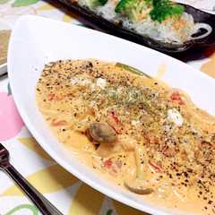 รูปของ 美味＆簡単！蟹のトマトクリームぱすた