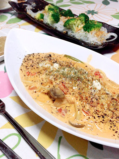美味&簡単!蟹のトマトクリームぱすた-レシピのメイン写真