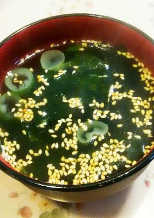 あっという間！簡単～わかめスープ☆-レシピのメイン写真