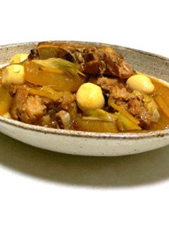 豚肩スペアリブと大根と鶉の卵の煮物-レシピのメイン写真