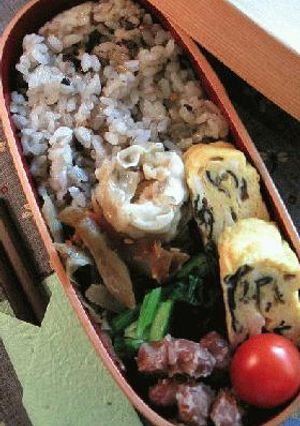 雑穀入りご飯のお弁当　●for女子高生-レシピのメイン写真
