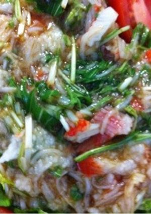 長芋ベースの具だくさんサラダドレッシング-レシピのメイン写真