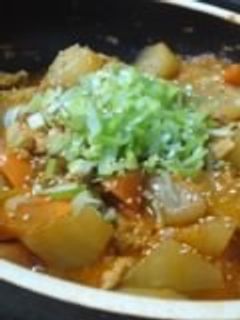 大根と豚肉のウマ辛煮-レシピのメイン写真