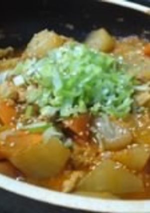大根と豚肉のウマ辛煮-レシピのメイン写真