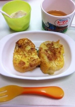 離乳食＊ベビのフレンチトースト＊-レシピのメイン写真