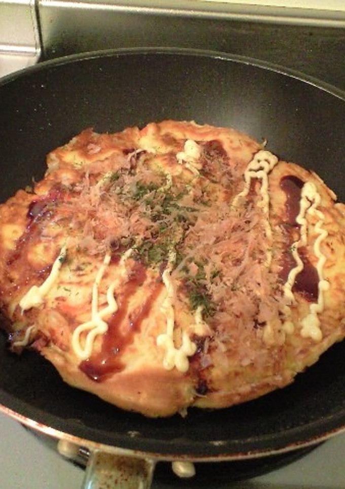余りものでお好み焼き風-レシピのメイン写真