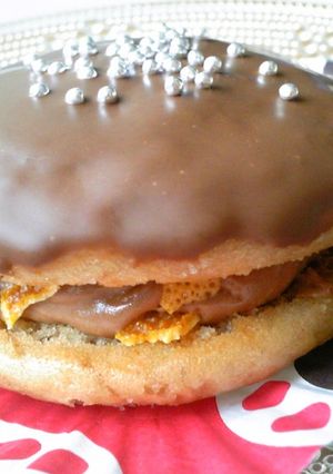 バレンタイン☆生チョコバーガーオレンジ味-レシピのメイン写真