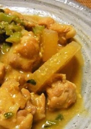 大根と鶏肉の味噌煮込み-レシピのメイン写真