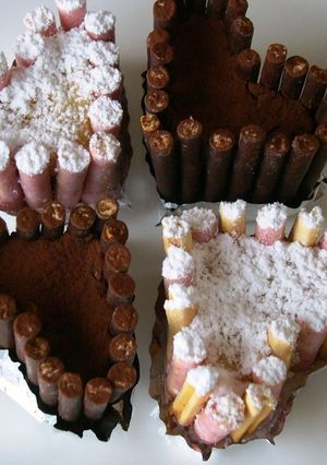 ハート❤ポッキーカップ-レシピのメイン写真