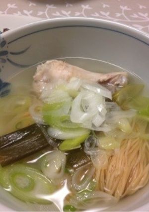 簡単★鶏ねぎスープ麺-レシピのメイン写真